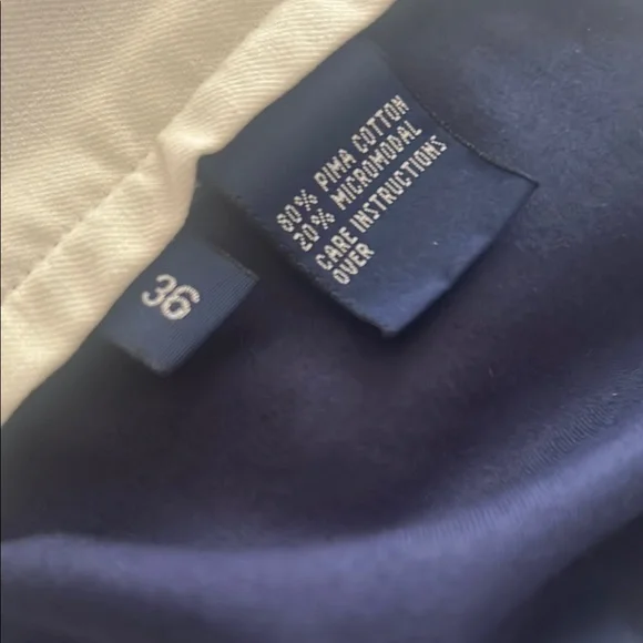 Polo by Ralph Lauren Navy Blue Flat Front Shorts - Picture 5 of 11